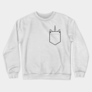 Pocket Unicorn Crewneck Sweatshirt